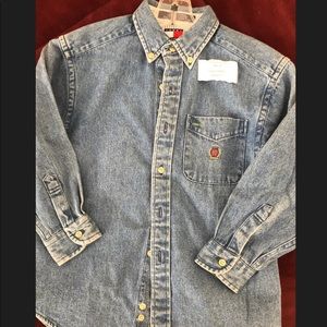 Tommy Hilfiger boys denim button down
